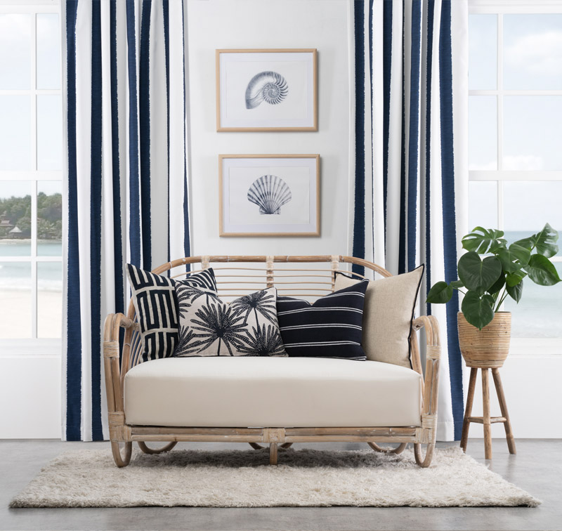 hamptons style curtains
