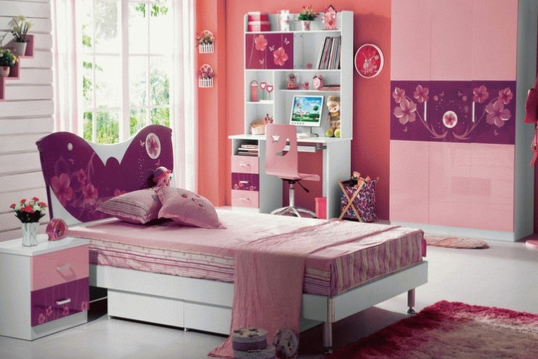 amazing-kids-bedroom-pink - Stella Curtains & Blinds